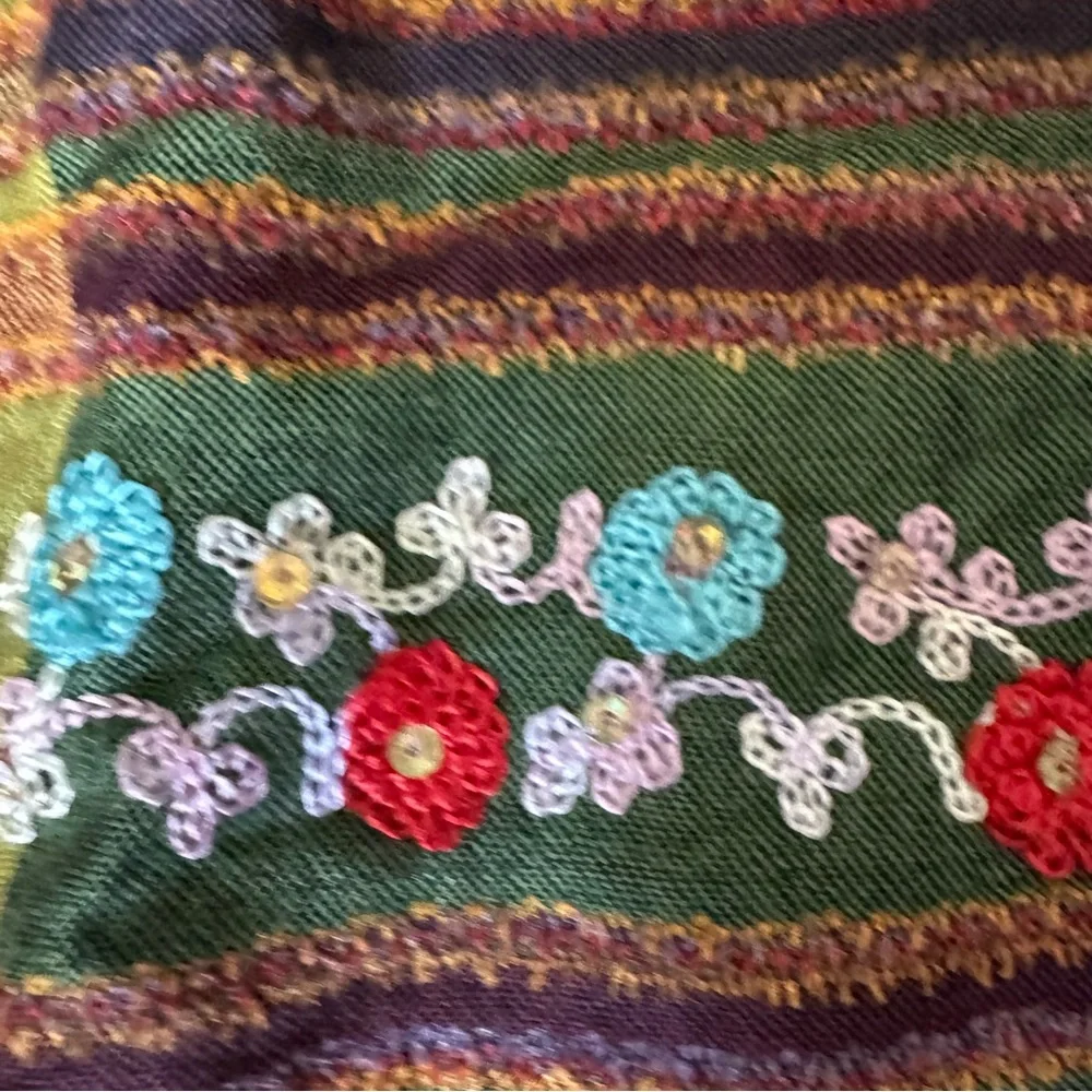 Cost Plus World Market lightweight embroidered